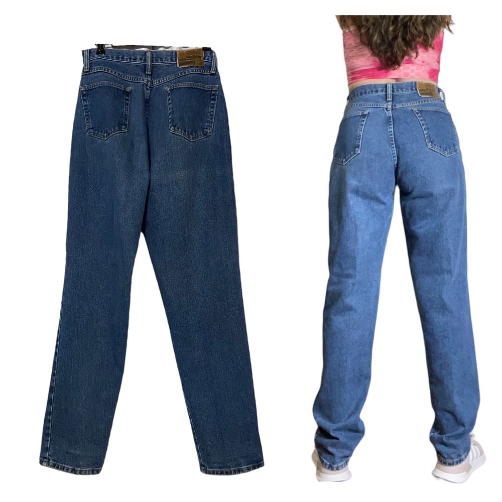 Vintage Wrangler Blues Mom Jeans Womens 12 Made in USA Blue
